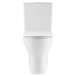 Tono Tornado Flush Slim Cistern Back-to-Wall Toilet Suite, Gloss White with Slim Seat