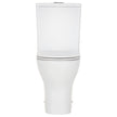 Tono Tornado Flush Back-to-Wall Toilet Suite, Gloss White with Slim Seat