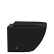 Koko Tornado Flush Wall Hung Toilet Suite, Matte Black