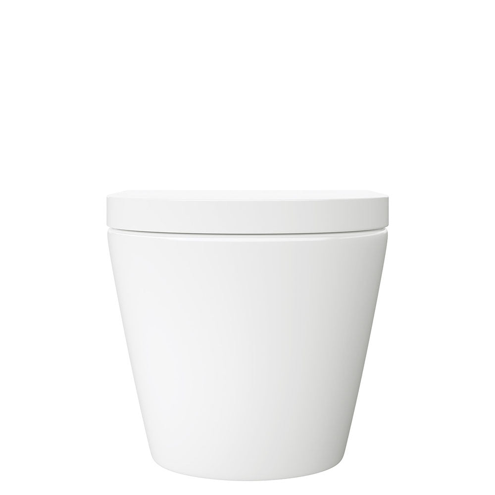 Fienza Koko Tornado Flush Wall-Hung Toilet Suite, Gloss White