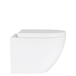 Fienza Koko Tornado Flush Wall-Hung Toilet Suite, Gloss White