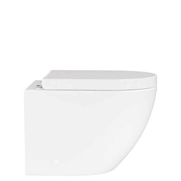 Koko Tornado Flush Wall-Hung Toilet Suite, Gloss White