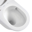 Aluca Tornado Flush Wall-Faced Toilet Suite, Gloss White with Slim Seat