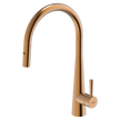 304 Gooseneck Pull Out with Dual Spray Function Kitchen Mixer in Artisan Copper