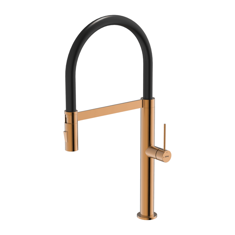 304 Chef Dual Spray Magnetic Pull Down Kitchen Mixer in Artisan Copper