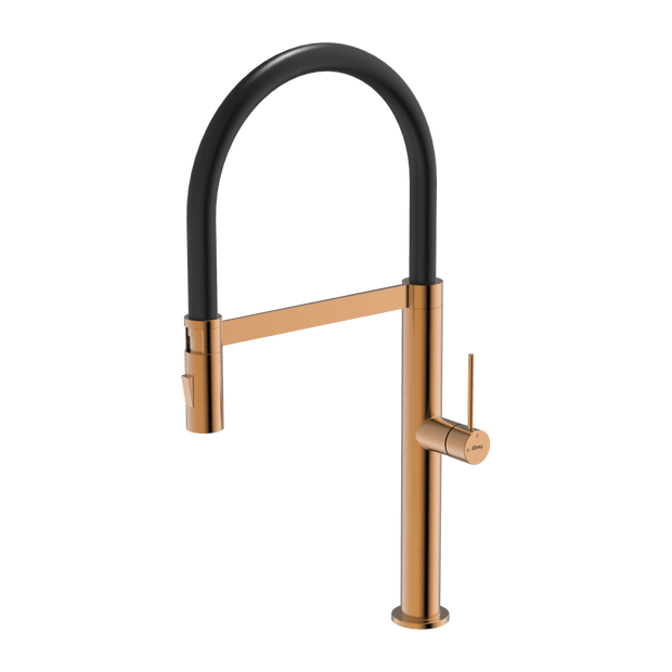 304 Chef Dual Spray Magnetic Pull Down Kitchen Mixer in Artisan Copper