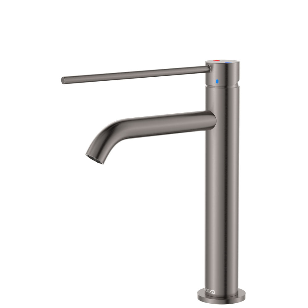 Kaya Care Medium Basin Mixer in Gun Metal