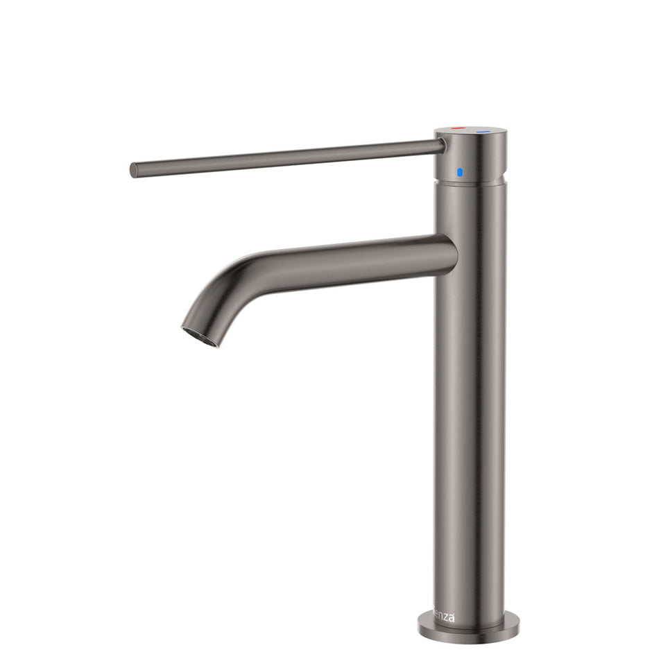 Kaya Care Medium Basin Mixer in Gun Metal