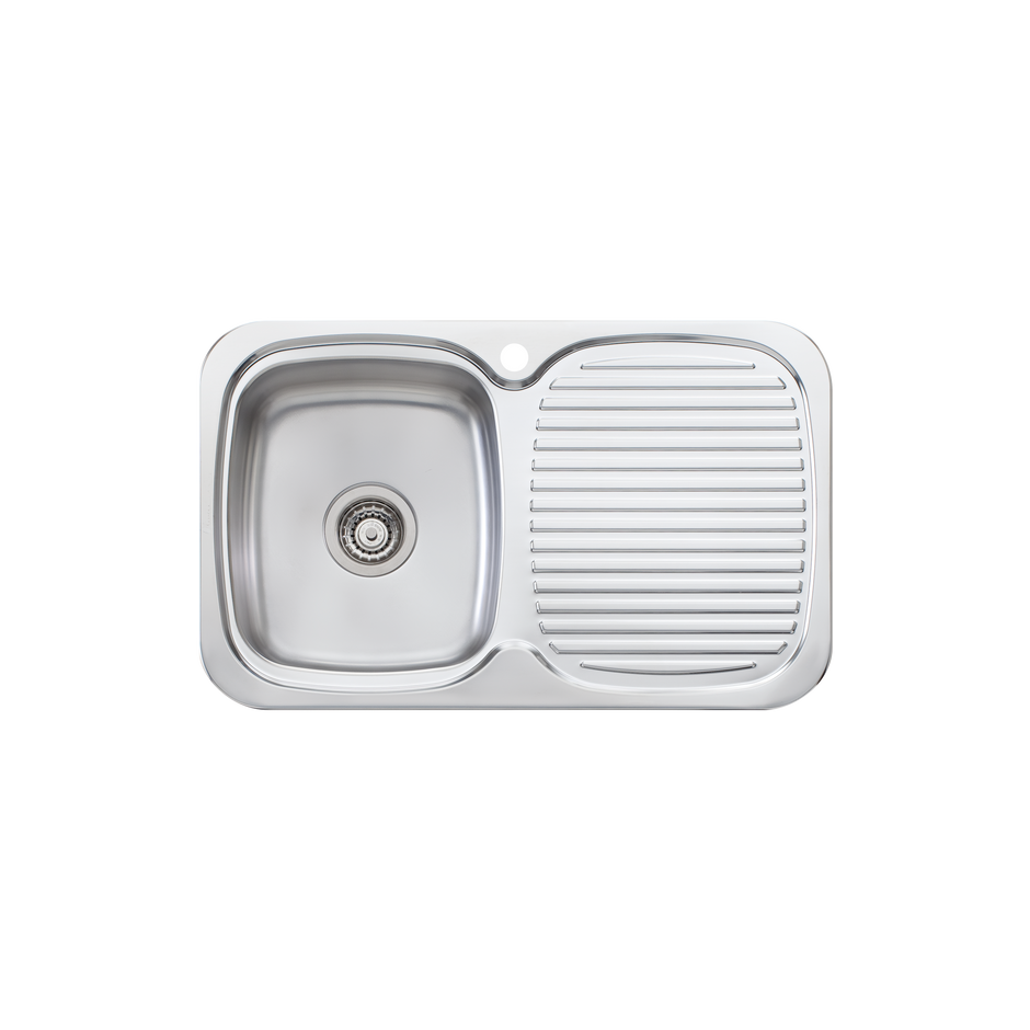 Lakeland Single Bowl Sink With Drainer