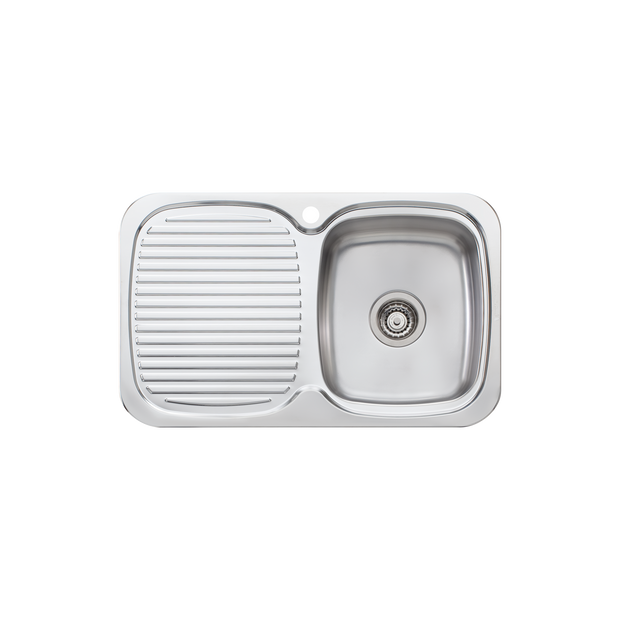 Lakeland Single Bowl Sink With Drainer