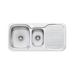 Lakeland 1 and 1/2 Bowl Sink With Drainer
