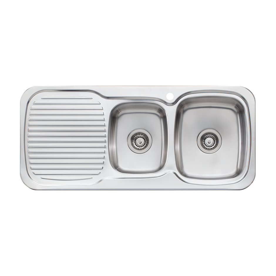 Lakeland 1 and 3/4 Bowl Sink With Drainer