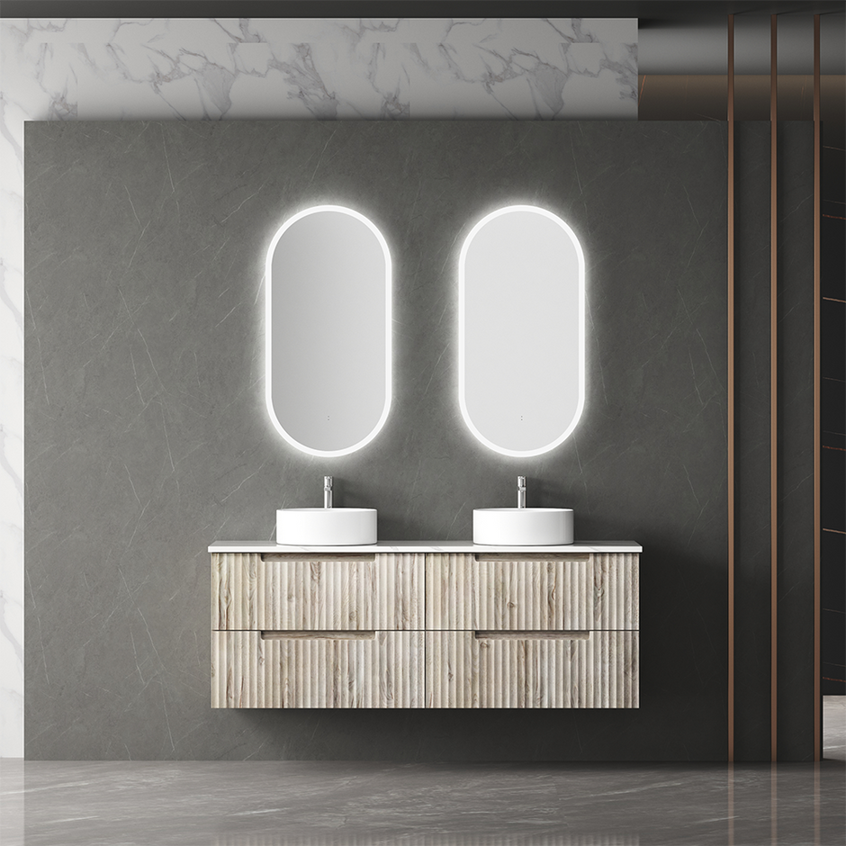 Beau Monde Pill 450mm LED Mirror