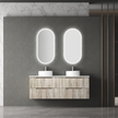 Beau Monde Pill 450mm LED Mirror