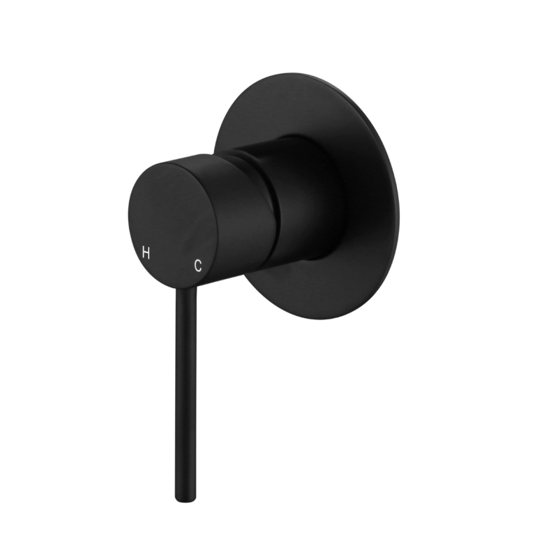 Star Mini Shower Mixer 80mm TRIM KIT - matte-black