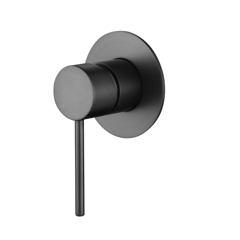 Star Mini Shower Mixer 80mm - gun-metal
