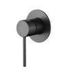 Star Mini Shower Mixer 80mm - gun-metal