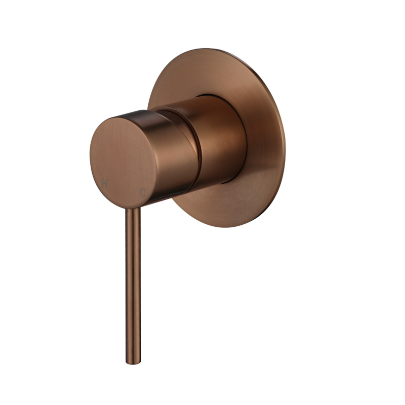 Star Mini Shower Mixer 80mm - champagne