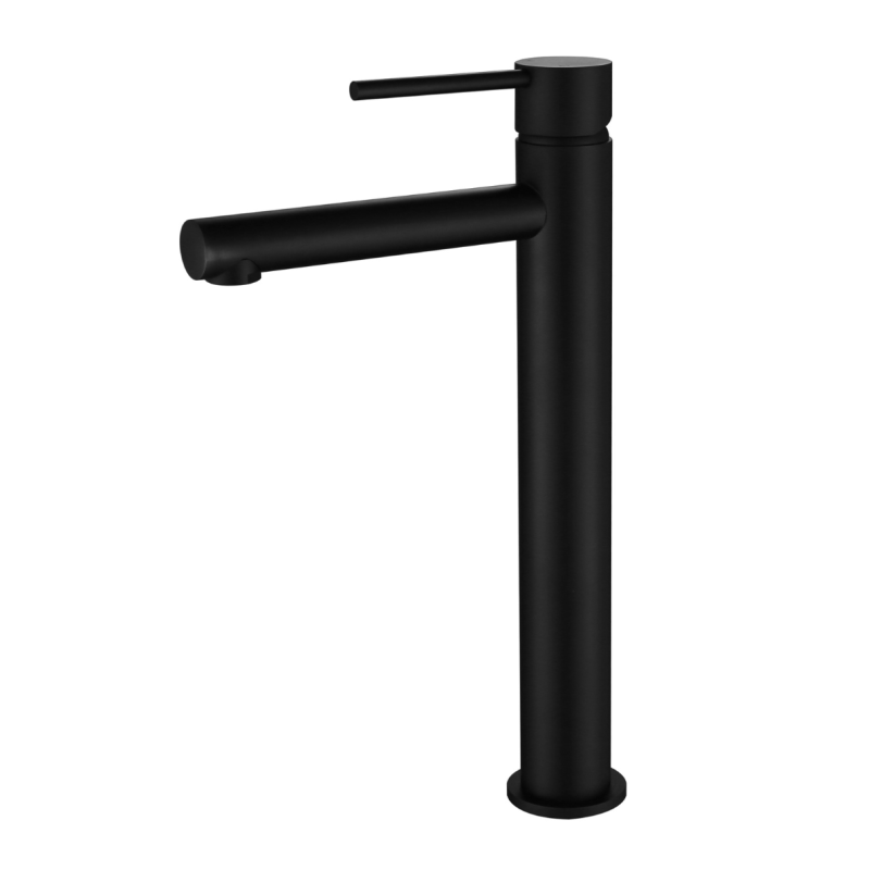 Star Mini High Rise Basin Mixer - matte-black