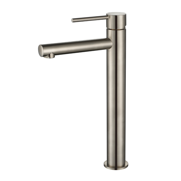 Star Mini High Rise Basin Mixer - brushed-nickel
