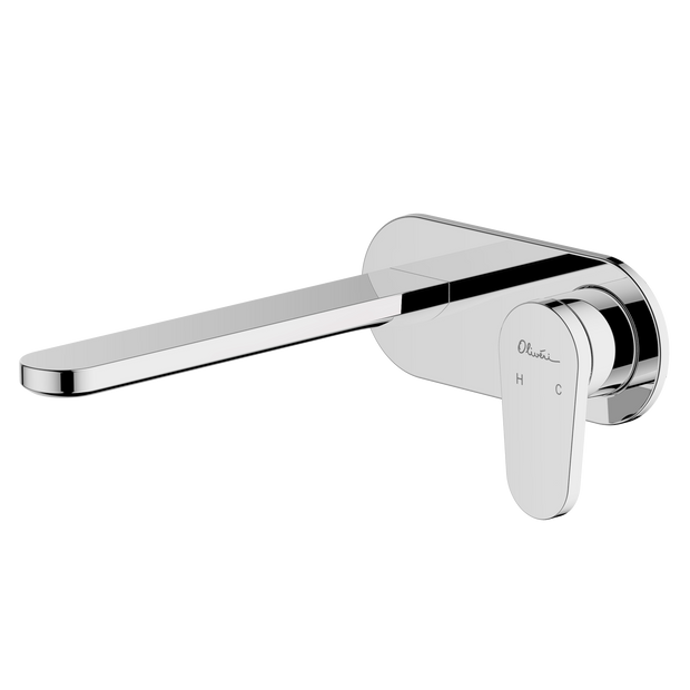 London Chrome Wall Mixer Set