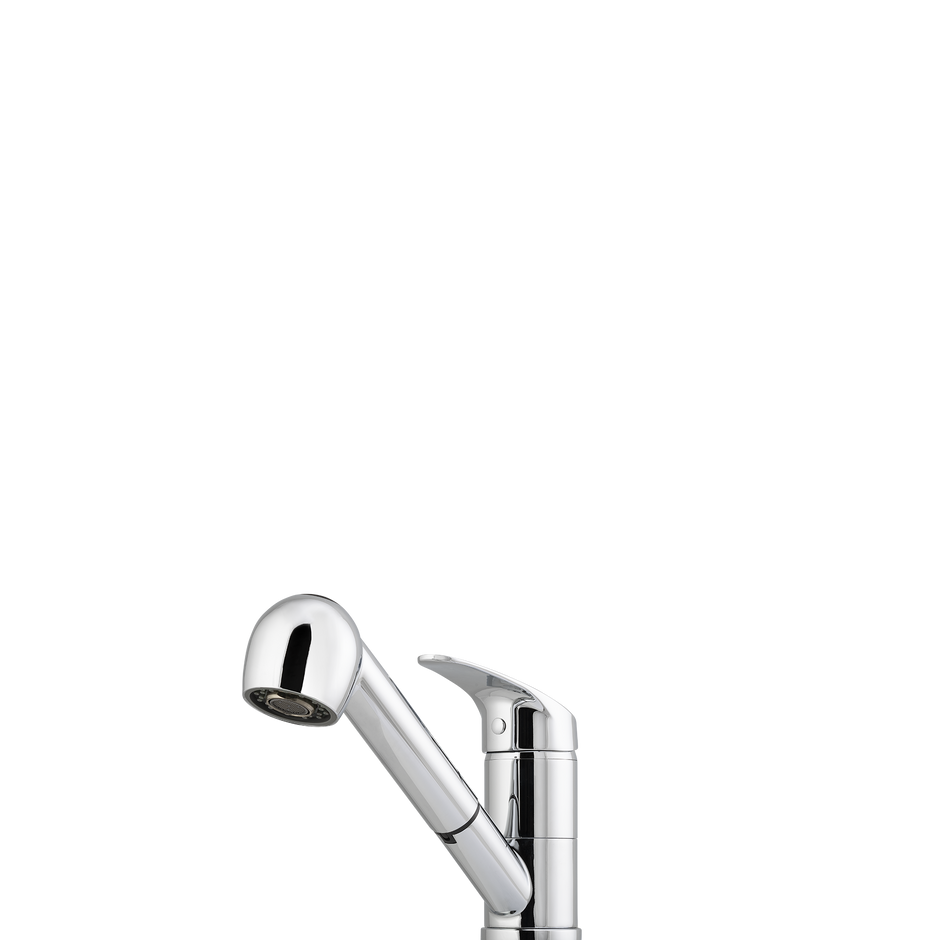 London Pull Out Spray Mixer in Chrome