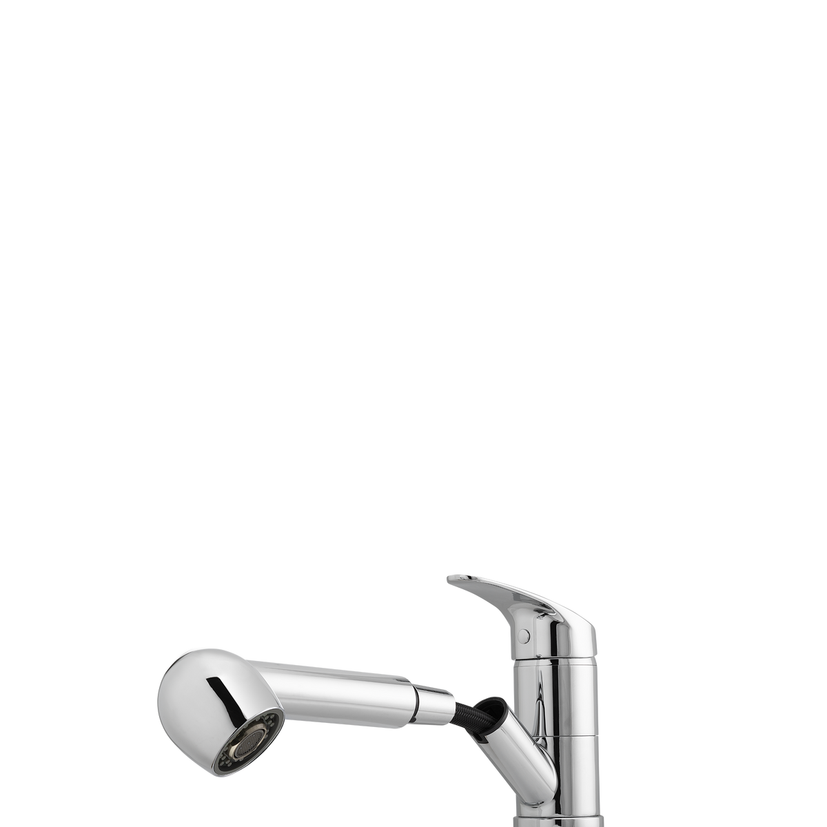 London Pull Out Spray Mixer in Chrome view 2