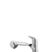 London Pull Out Spray Mixer in Chrome view 2