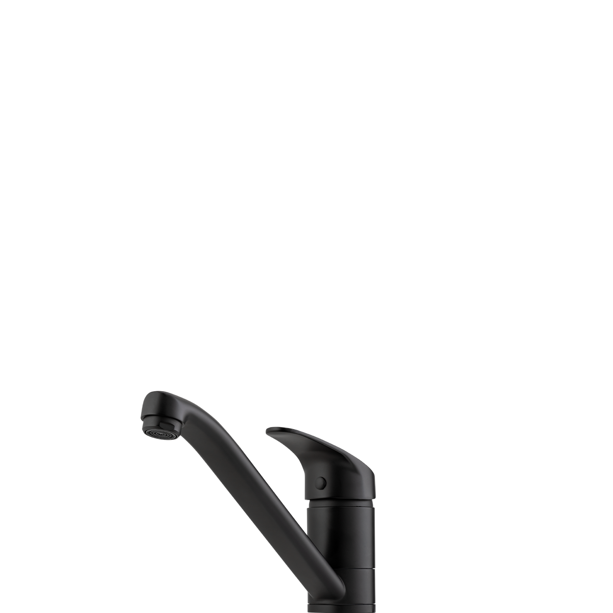 London Single Lever Mixer in Matte Black