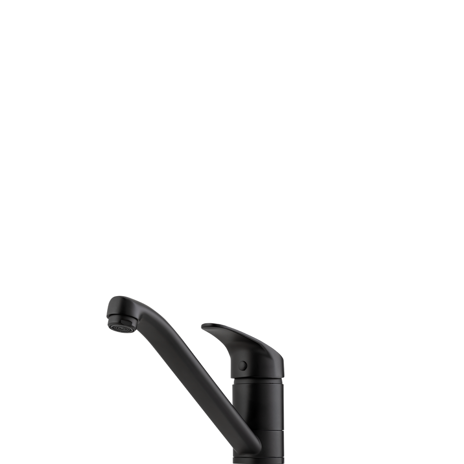 London Single Lever Mixer in Matte Black
