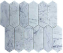 LONG HEX CARRARA HONED