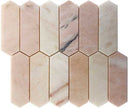 LONG HEX PINK HONED