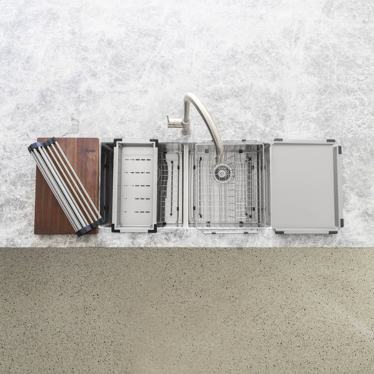 Lavello Dish Rack - PVD Brushed Nickel