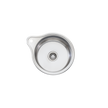Solitaire Round Bowl Sink With Tap Landing