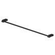 Park Avenue Adjustable Single Towel Rail in Black