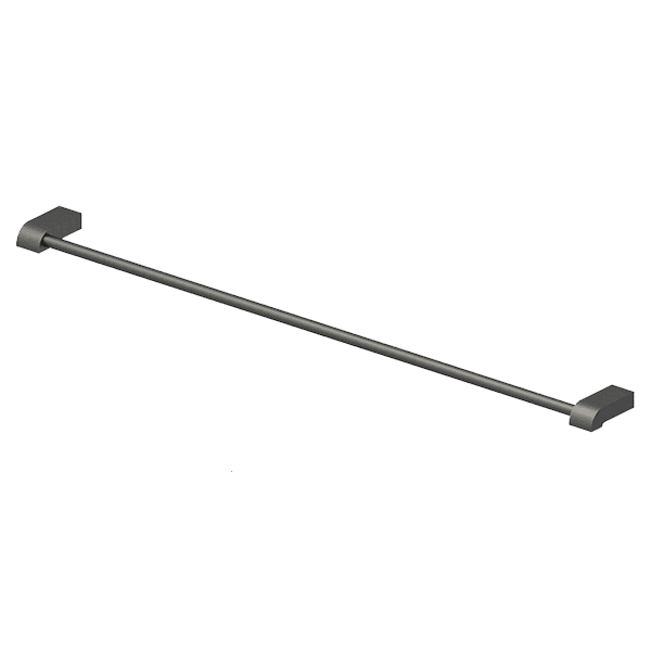 Park Avenue Adjustable Single Towel Rail in Gun Metal