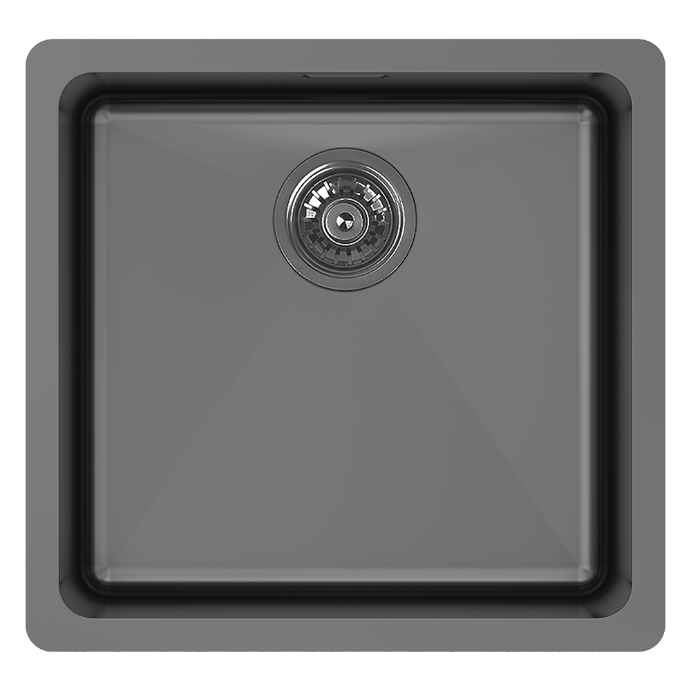 LT120 45 Litre Single Bowl with Overflow Black Pearl