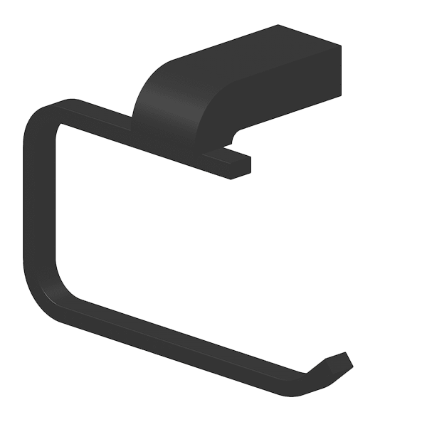 Park Avenue Toilet Roll Holder in Black
