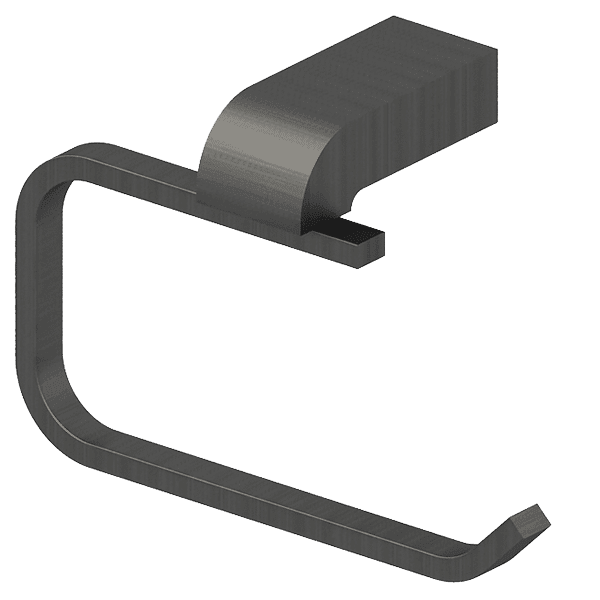 Park Avenue Toilet Roll Holder in Gun Metal