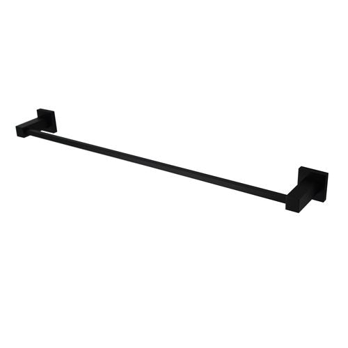 Lux Single Towel Rail 600mm - matte-black