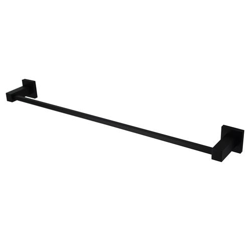 Lux Single Towel Rail 750mm - matte-black