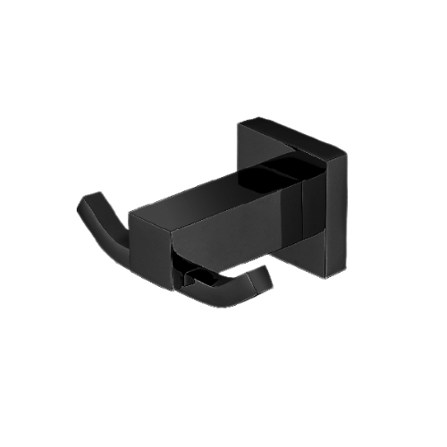 Lux Double Robe Hook - matte-black