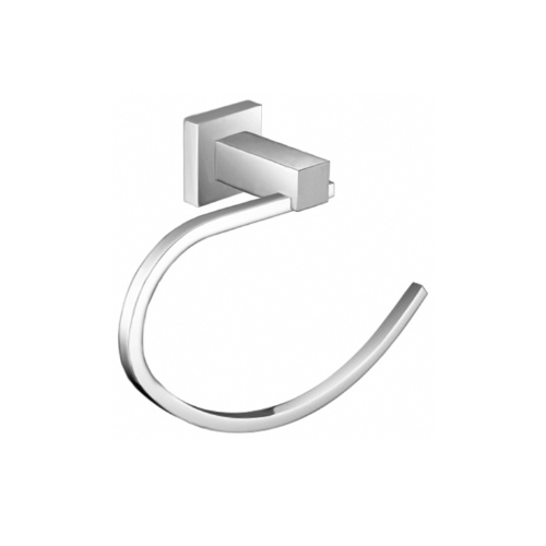 Lux Towel Ring - chrome