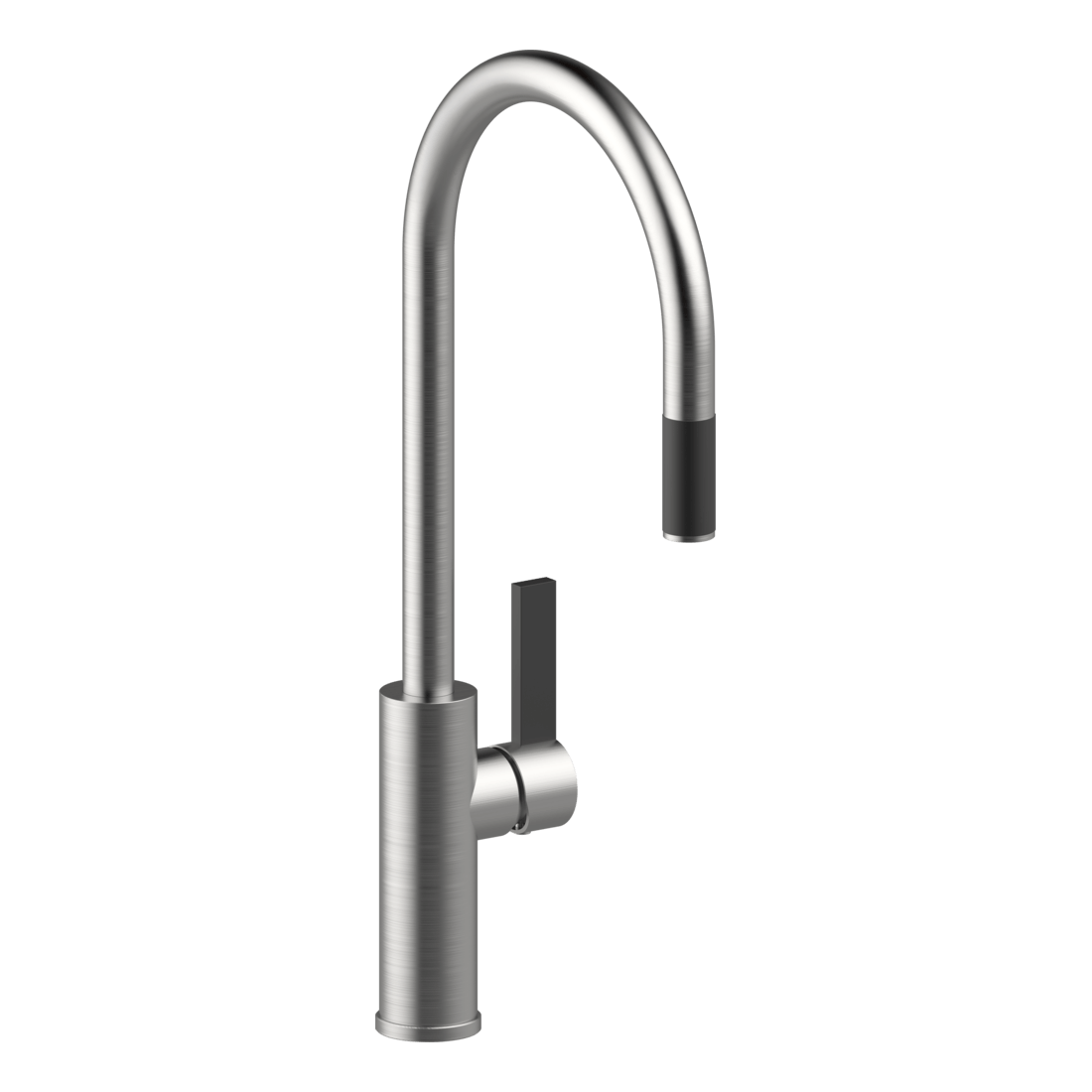 Luz Gooseneck Pull-Out Mixer in Brushed Nickel