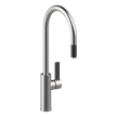 Luz Gooseneck Pull-Out Mixer in Brushed Nickel