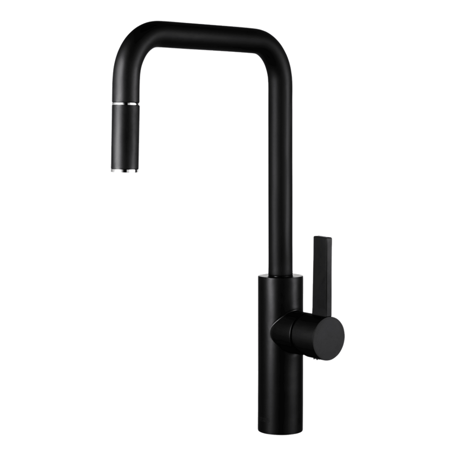 Luz Kitchen Mixer With Pull-Out in Black