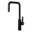 Luz Kitchen Mixer With Pull-Out in Black