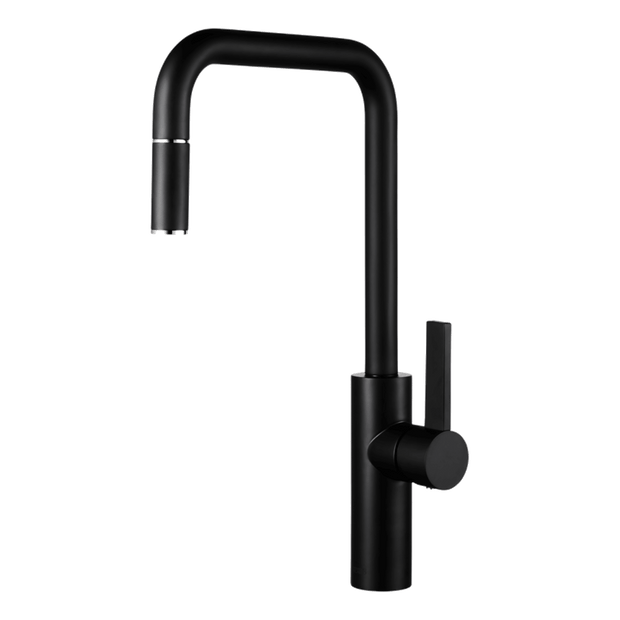 Luz Kitchen Mixer With Pull-Out in Black