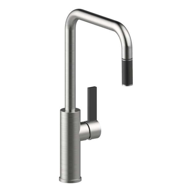 Luz Kitchen Mixer With Pull-Out in Brushed Nickel