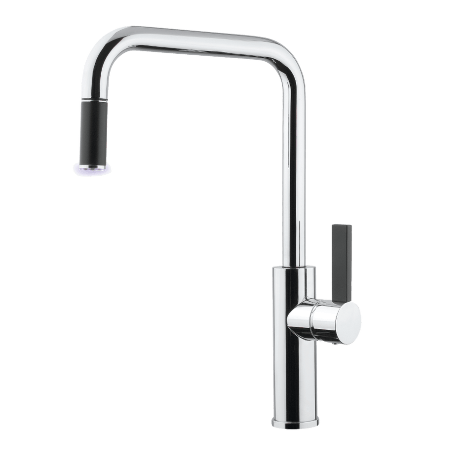Luz Kitchen Mixer With Pull-Out in Chrome